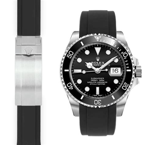 rolex submariner black rubber strap price|everest curved end rubber strap.